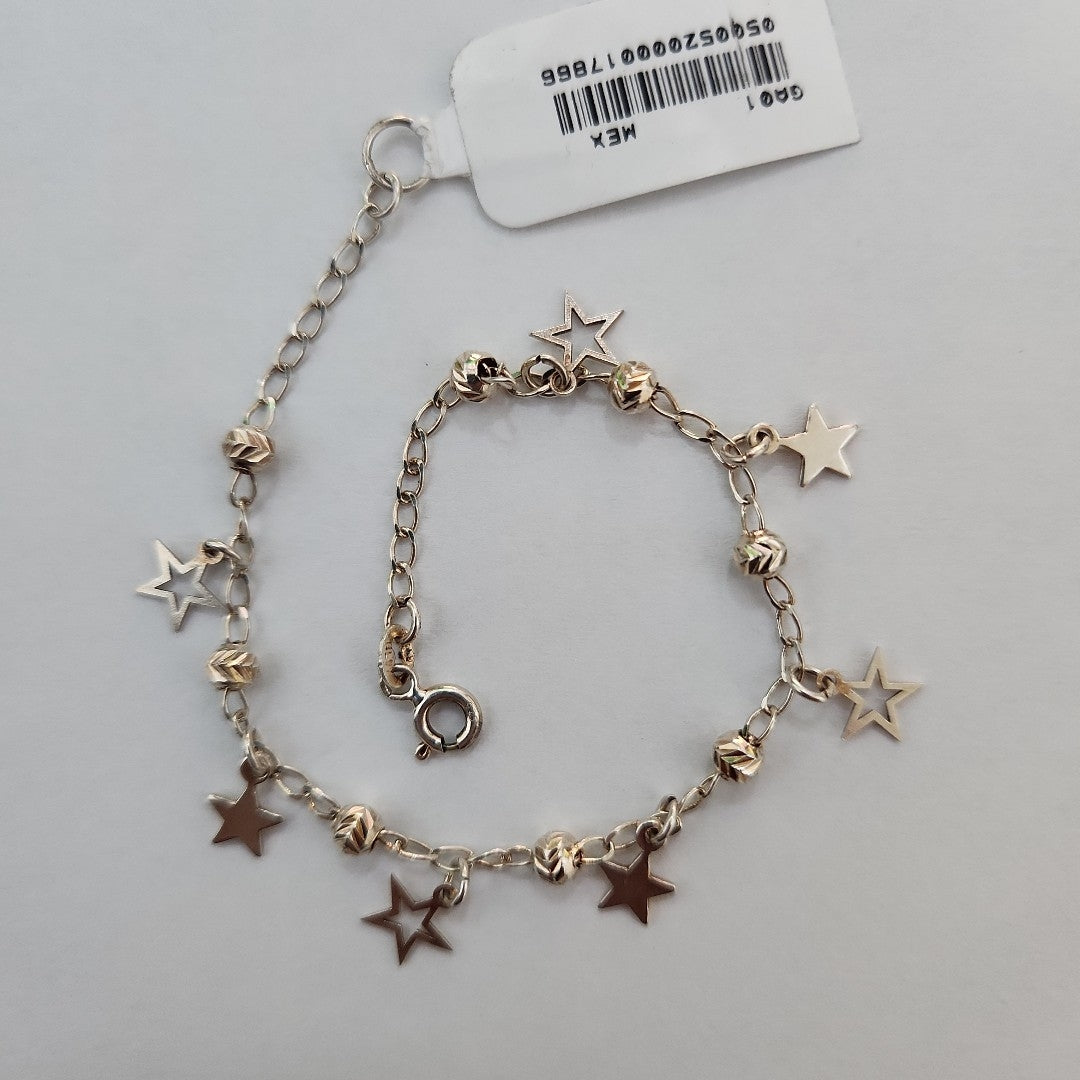 PULSERA TEJIDO ESPECIAL PLATA .925 18 CM 3.1 GR (NUEVO)