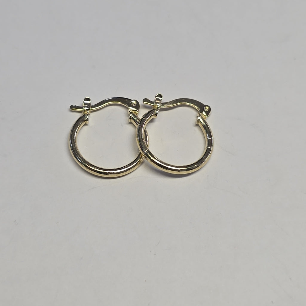 ARETES ARRACADAS ESTRIADAS 14K 1.4 GR (NUEVO)