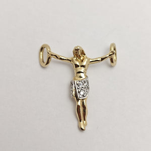 CRISTO OLIMPICO ORO 14 K 1.9 GRMS (SEMINUEVO)