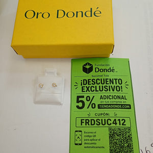 BROQUELES BROQUEL C CIRCONIA 14K 0.1501 GR (NUEVO)