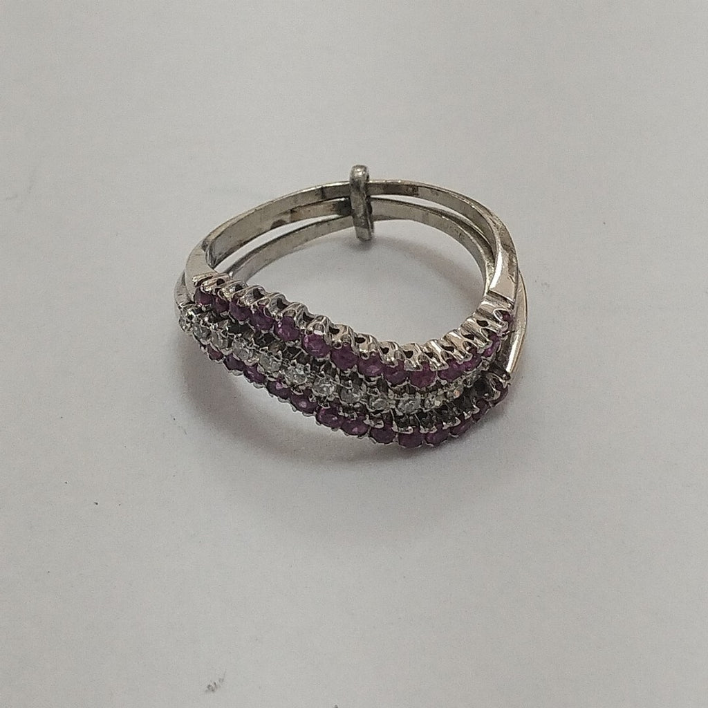 ANILLO ORO, ORO BLANCO 14 K 4.5 GRMS (SEMINUEVO)
