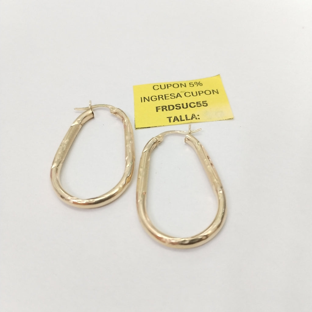 ARRACADAS PAR ORO 14 K 2,60 GRMS (SEMINUEVO)