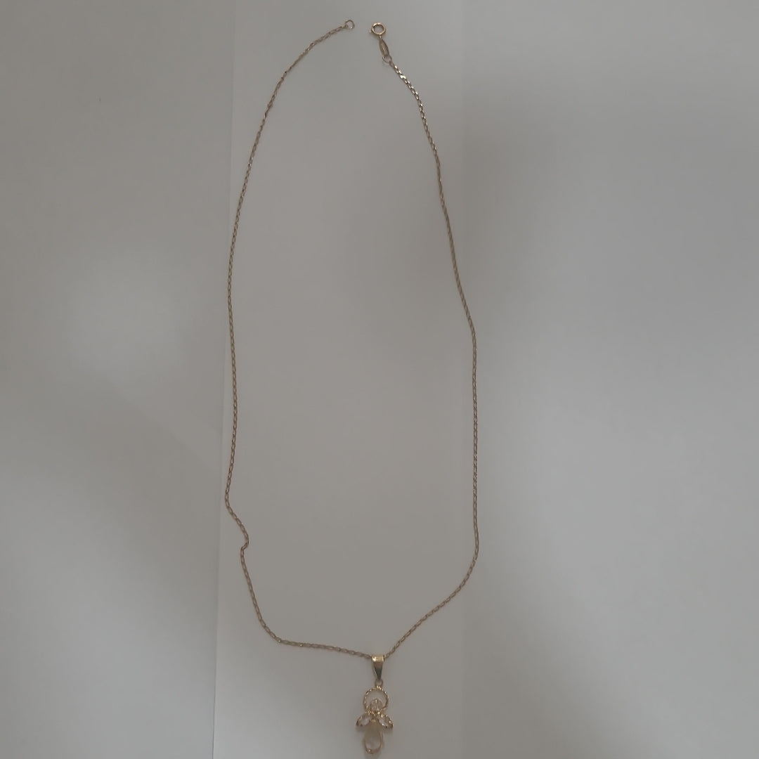 CADENA, DIJE ORO 14 K 2 GRMS (SEMINUEVO)