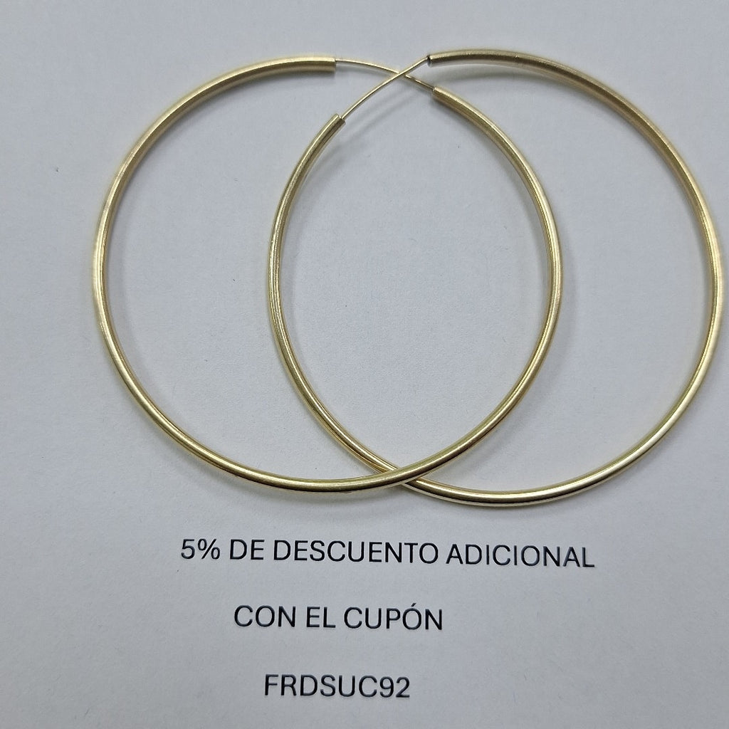 ARRACADAS PAR ORO 10 K 5,10 GRMS (SEMINUEVO)