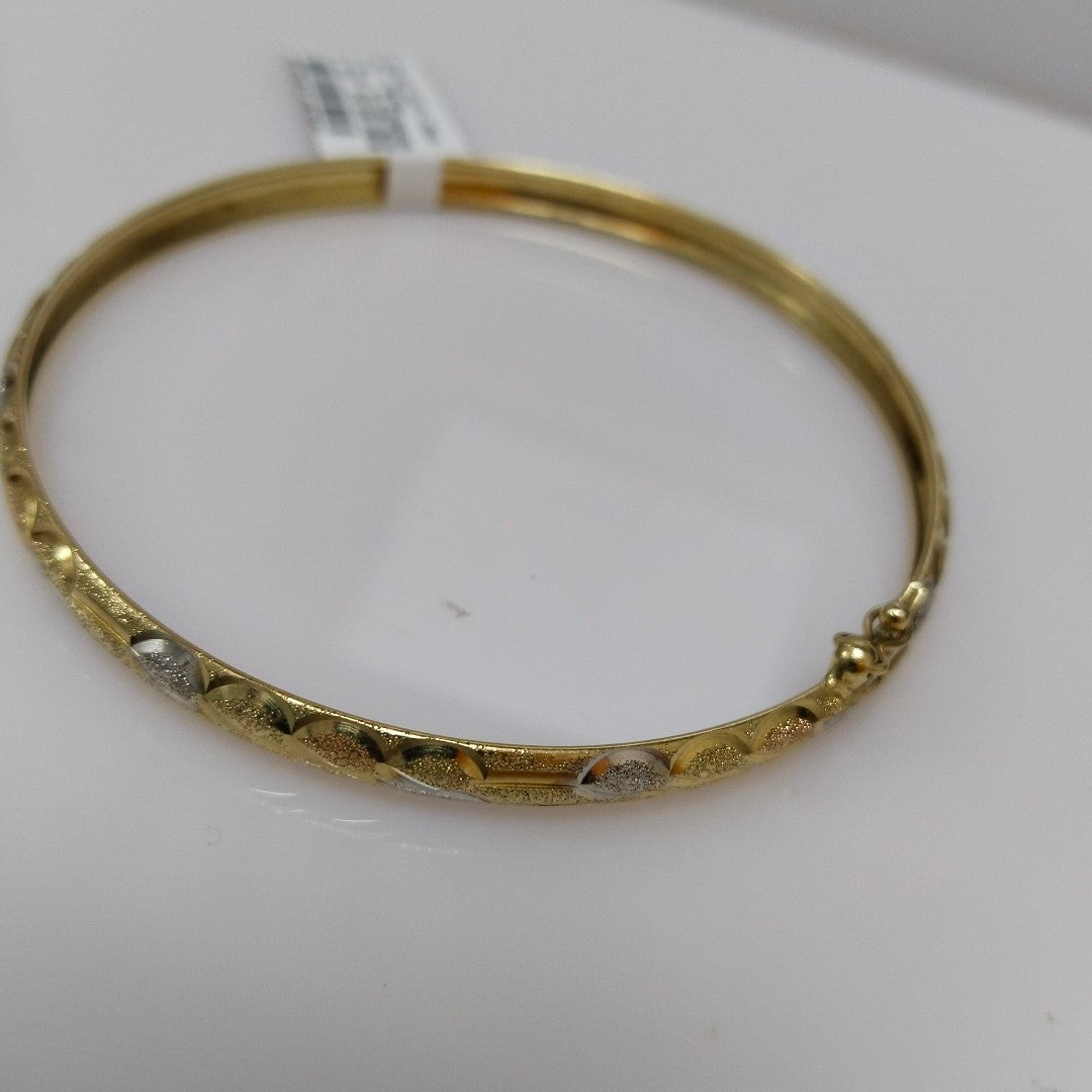 PULSERA RIGIDA ORO 10 K 7 GRMS (SEMINUEVO)