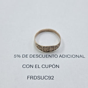 ANILLO DE GRADUACIÓN ORO 8 K 1.5 GRMS (SEMINUEVO)