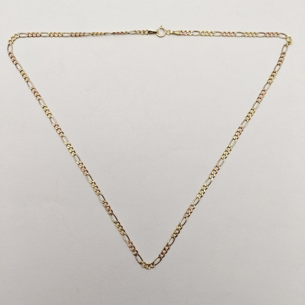 CADENA ORO COMBINADO 10 K 2,10 GRMS (SEMINUEVO)