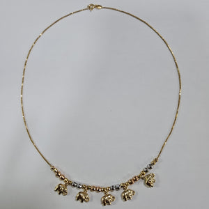 GARGANTILLA ORO COMBINADO 10 K 6,20 GRMS (SEMINUEVO)