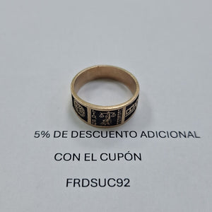 ANILLO DE GRADUACIÓN ORO 8 K 6.1 GRMS (SEMINUEVO)