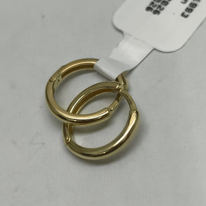 ARETES HUGGIES LISAS 14K 1.4 GR (NUEVO)
