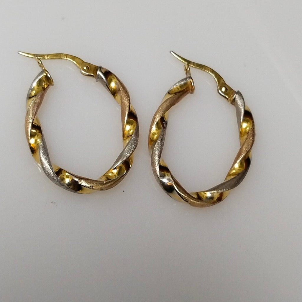 ARRACADAS PAR ORO 10 K 1.3 GRMS (SEMINUEVO)