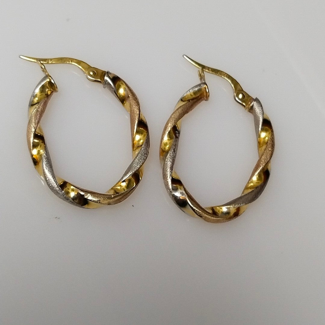 ARRACADAS PAR ORO 10 K 1.3 GRMS (SEMINUEVO)