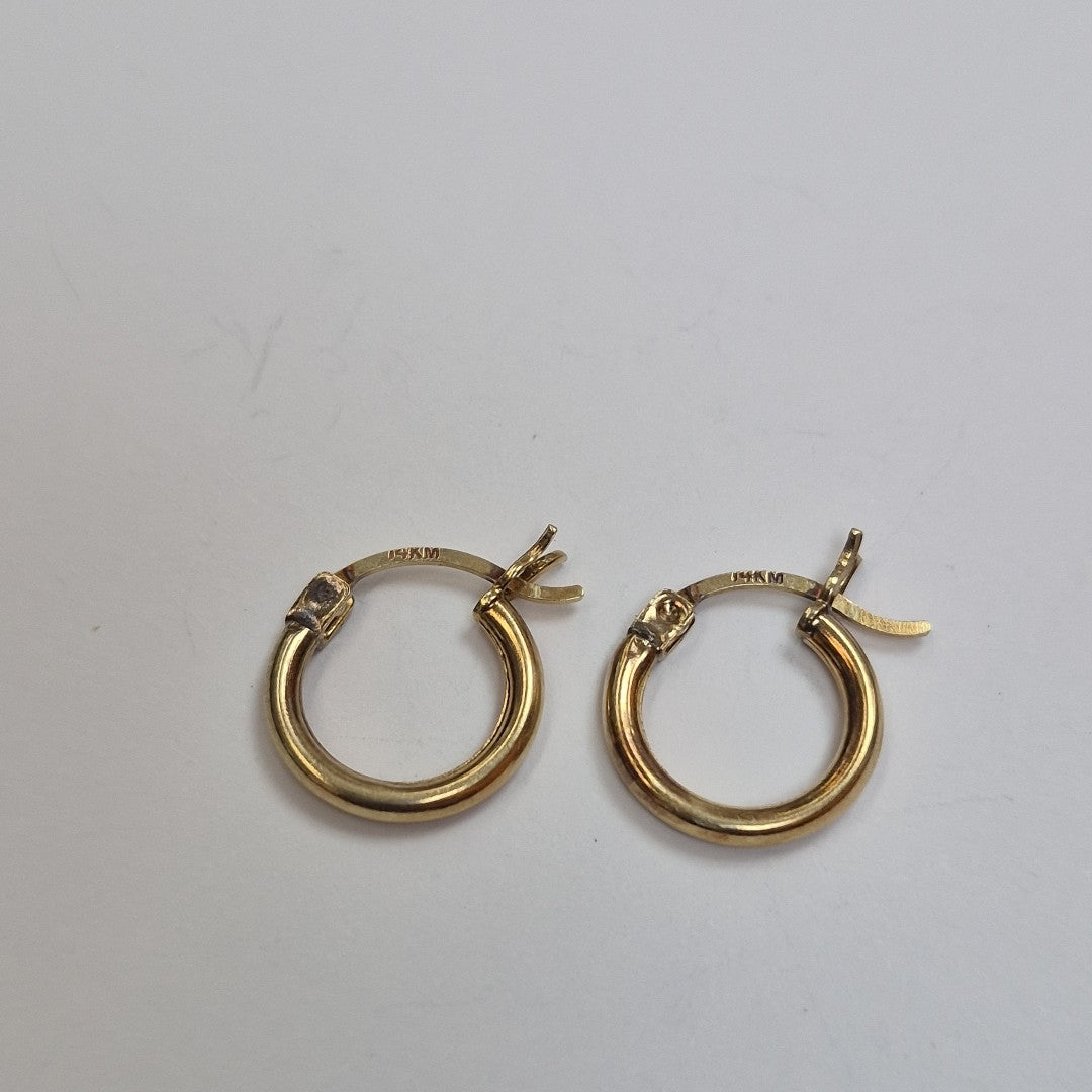 ARRACADAS PAR ORO 14 K 1.1 GRMS (SEMINUEVO)