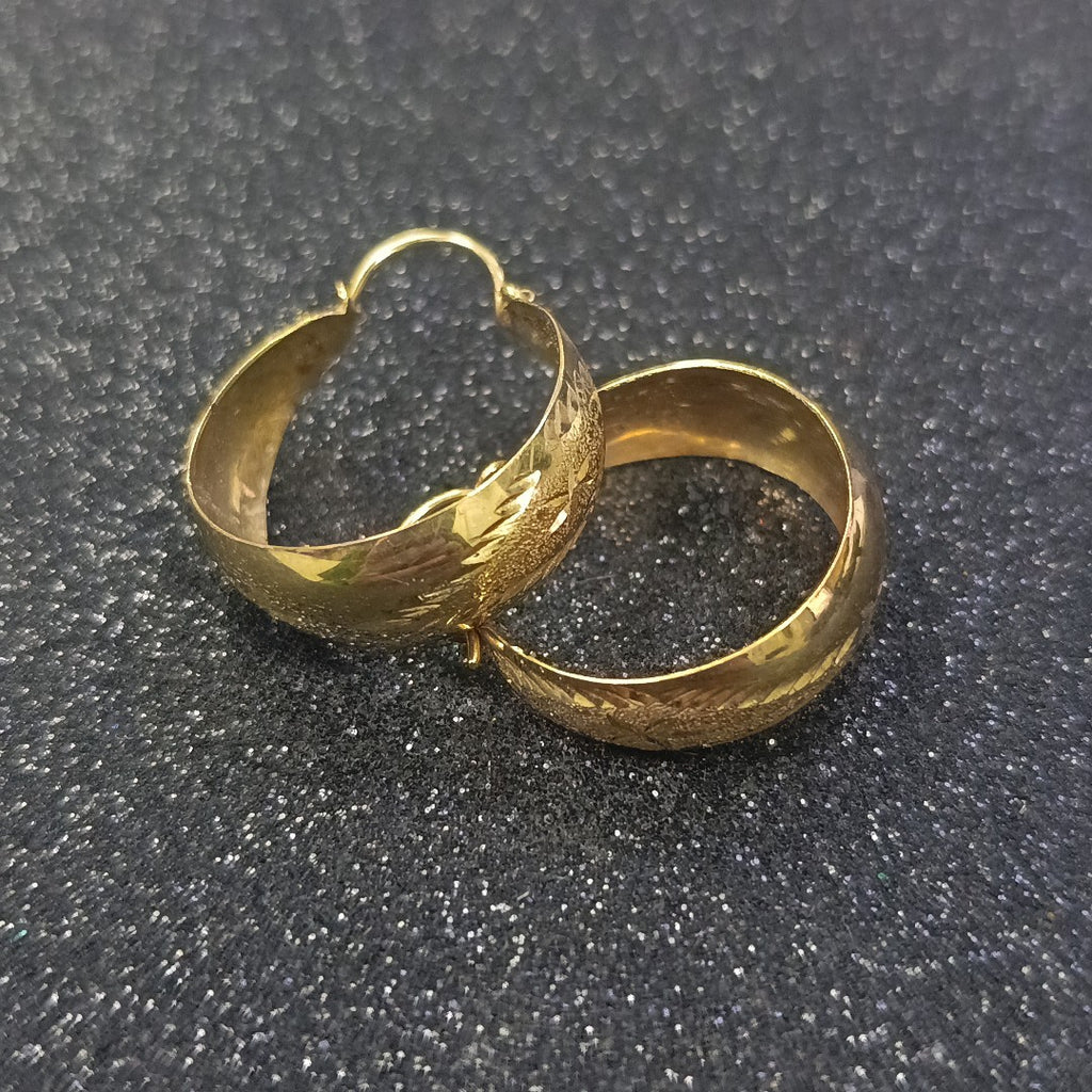 ARRACADAS PAR ORO 14 K 3,70 GRMS (SEMINUEVO)