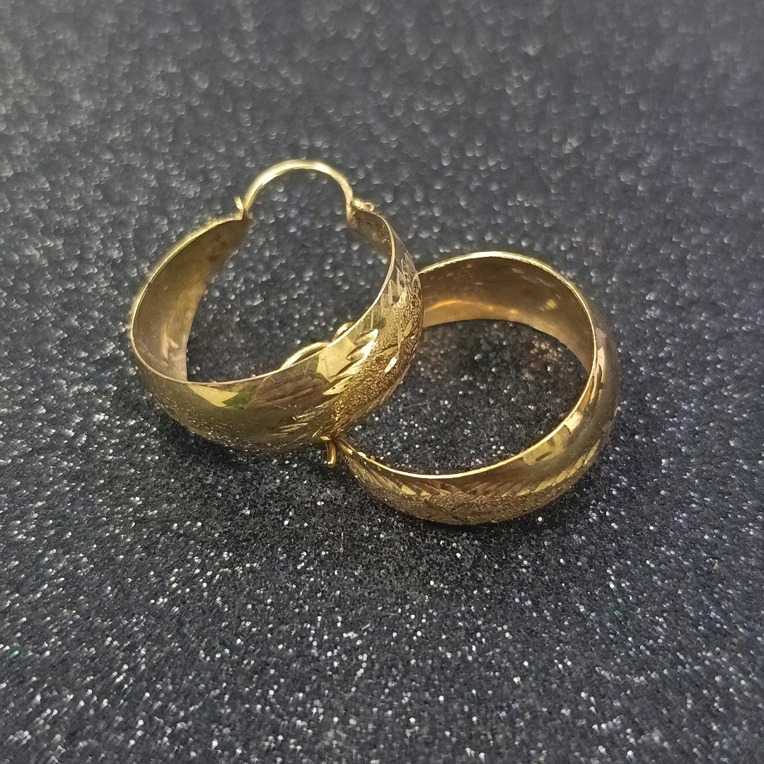 ARRACADAS PAR ORO 14 K 3,70 GRMS (SEMINUEVO)
