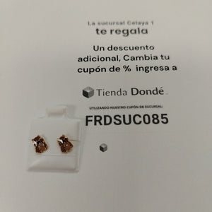 BROQUELES BROQUEL FIG CAPIBARA 14K 0.2657 GR (NUEVO)