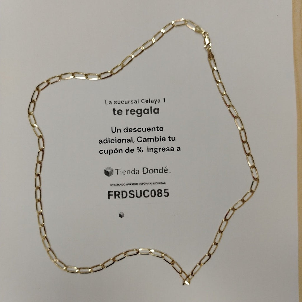 CADENA ESLABONES 14K 55 CM 10 GR (NUEVO)