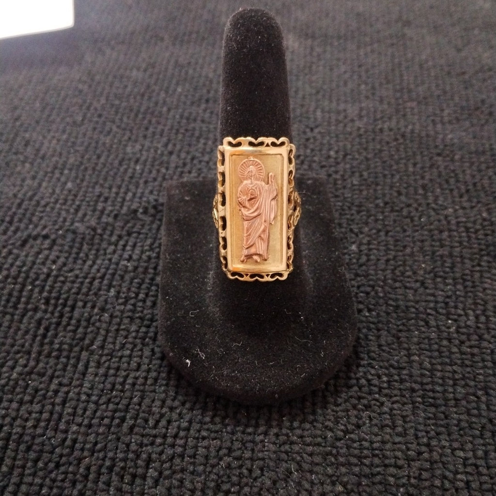 ANILLITO ORO COMBINADO 10 K 4,30 GRMS (SEMINUEVO)
