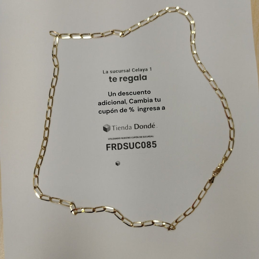 CADENA ESLABONES 14K 60 CM 10.6 GR (NUEVO)