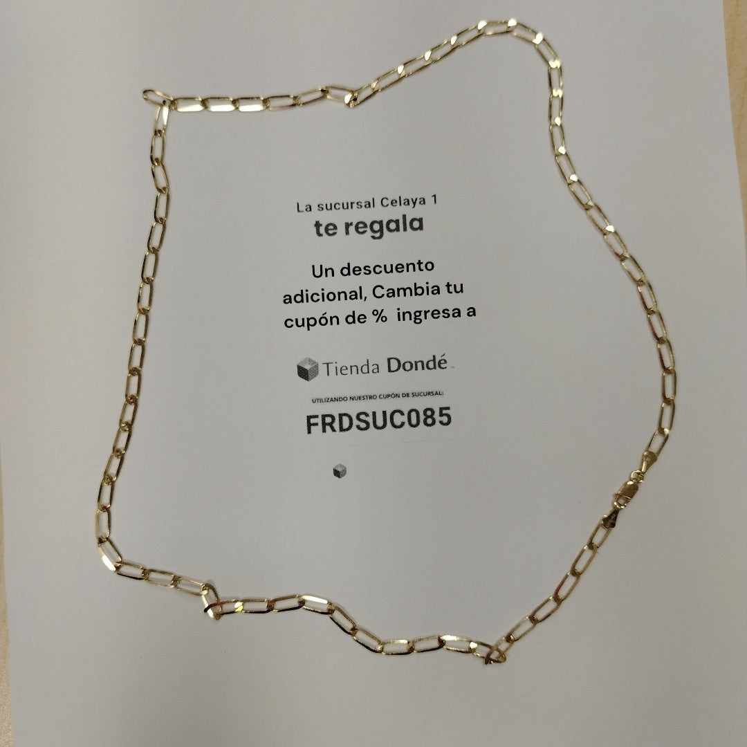 CADENA ESLABONES 14K 60 CM 10.6 GR (NUEVO)