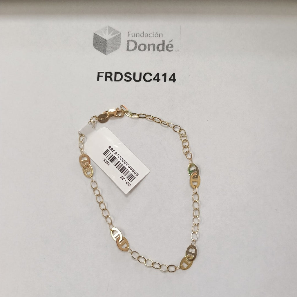 PULSERA ESPECIAL 14K 21 CM 1.8 GR (NUEVO)