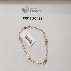 PULSERA ESPECIAL 14K 21 CM 1.8 GR (NUEVO)