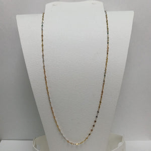 CADENA ORO COMBINADO 14 K 2,10 GRMS (SEMINUEVO)