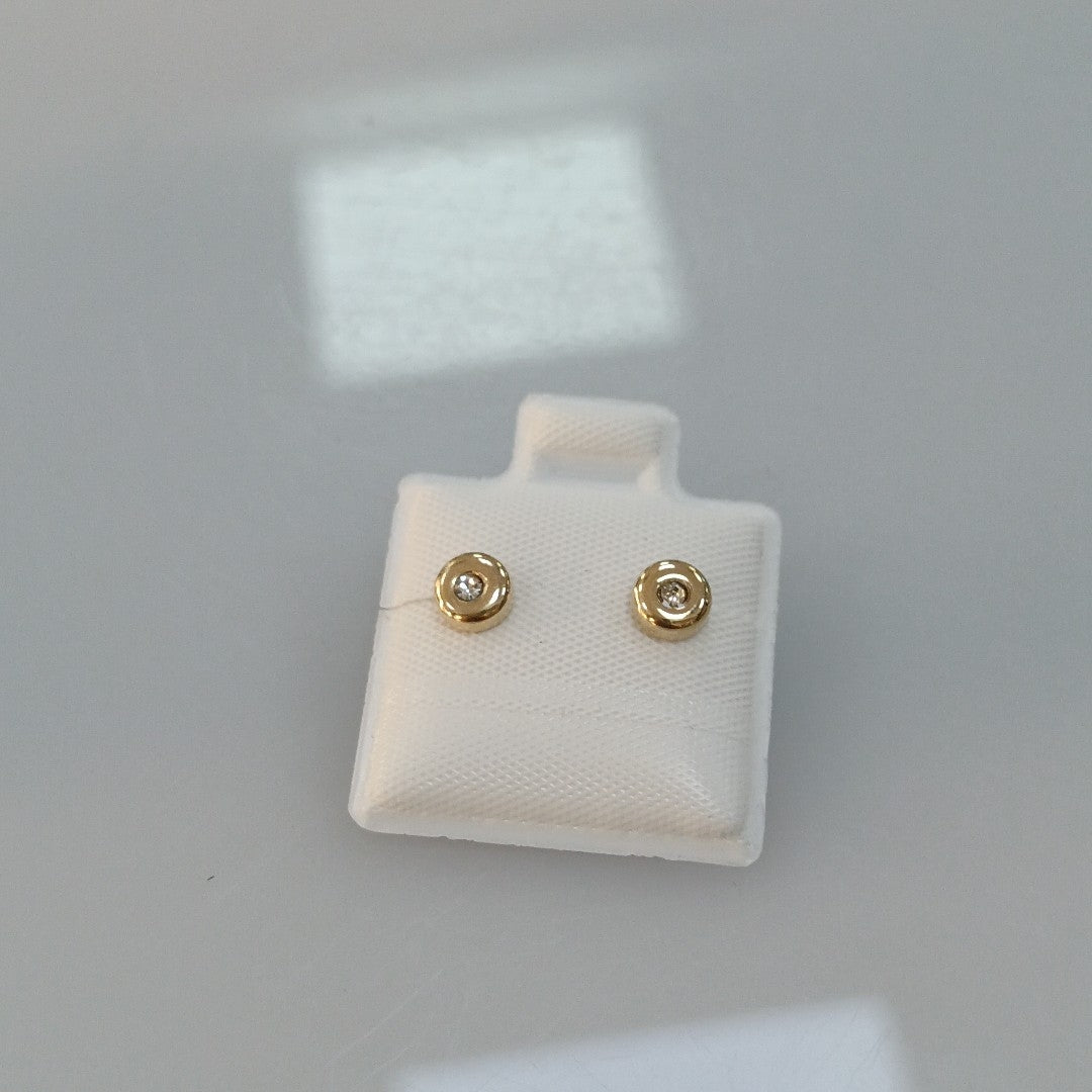 BROQUELES BROQUEL C CIRCONIA 14K 0.27 GR (NUEVO)