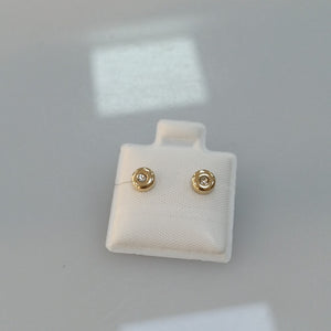 BROQUELES BROQUEL C CIRCONIA 14K 0.27 GR (NUEVO)