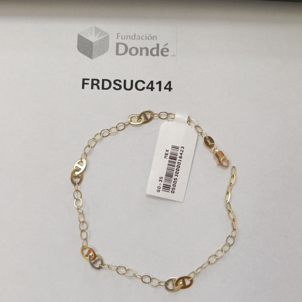 PULSERA ESPECIAL 14K 21 CM 1.9 GR (NUEVO)