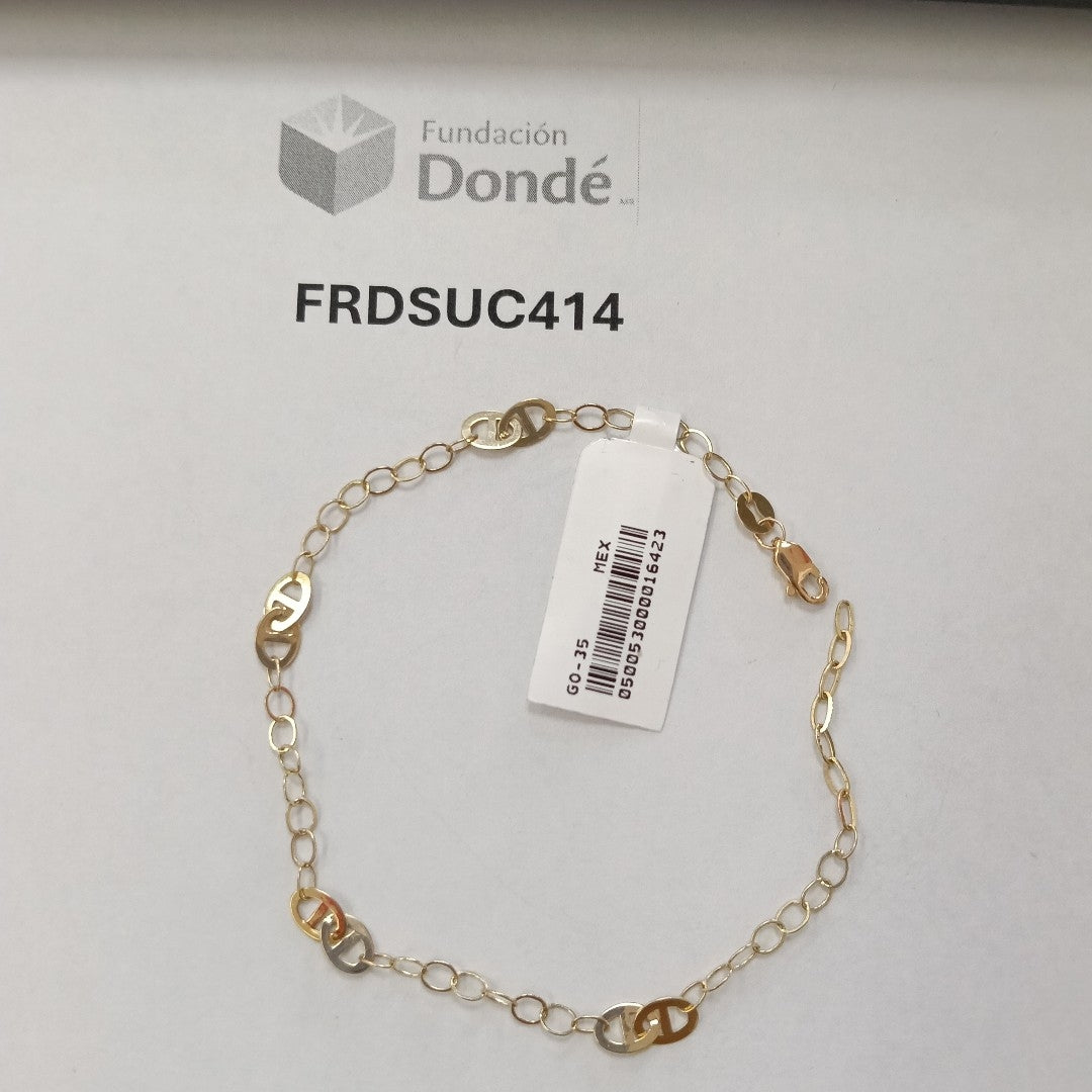 PULSERA ESPECIAL 14K 21 CM 1.9 GR (NUEVO)