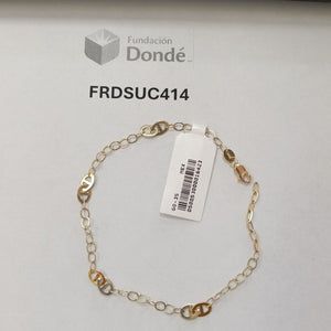 PULSERA ESPECIAL 14K 21 CM 1.9 GR (NUEVO)
