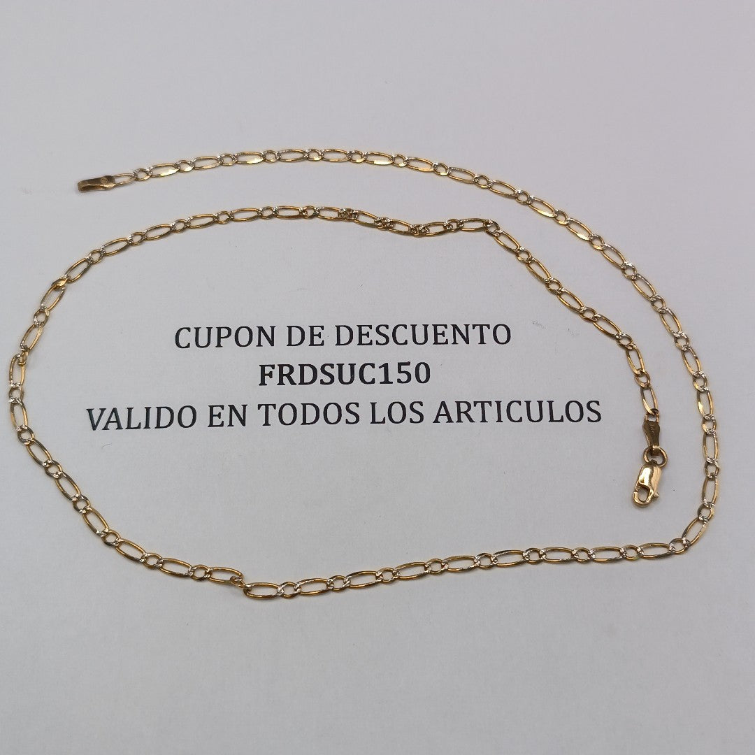CADENA ORO 14 K 3.8 GRMS (SEMINUEVO)