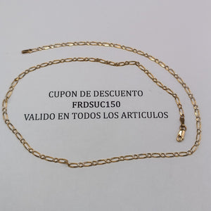CADENA ORO 14 K 3.8 GRMS (SEMINUEVO)