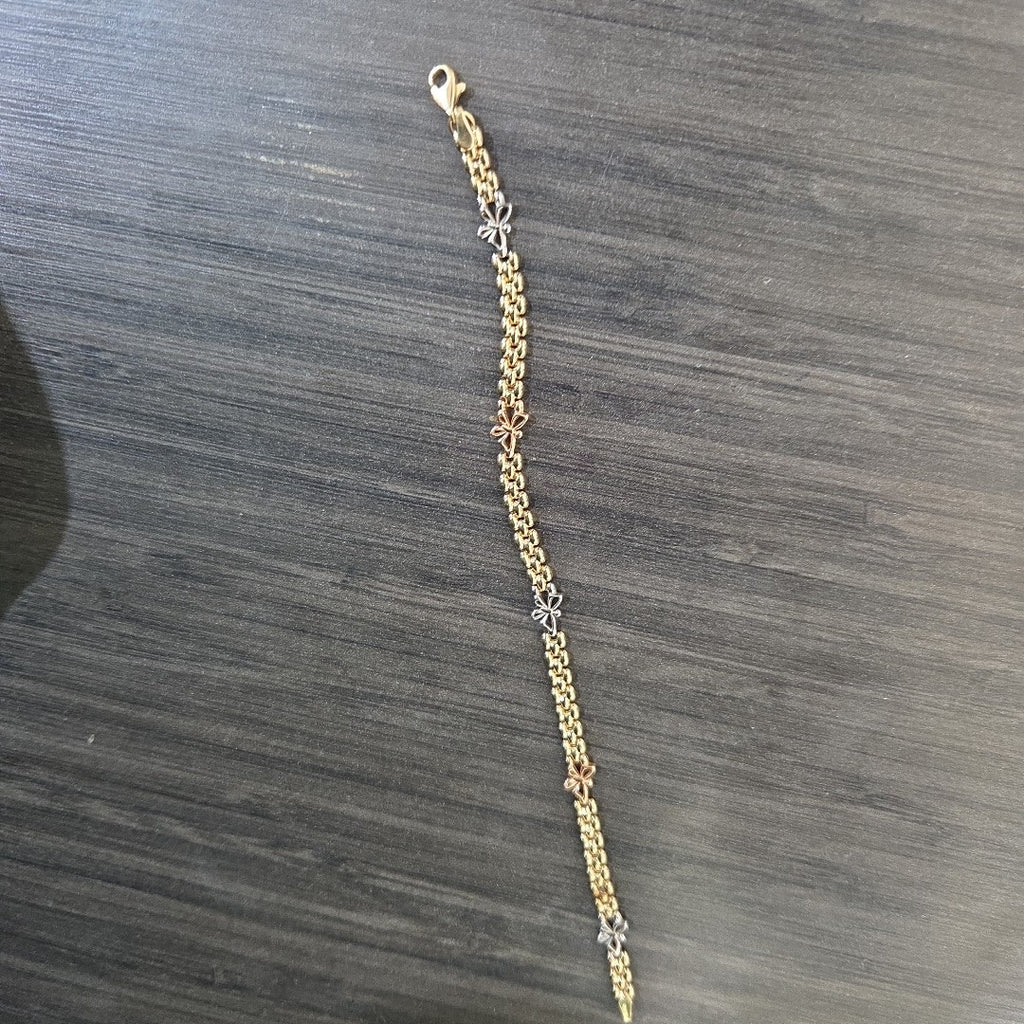 PULSERA RIGIDA ORO 14 K 4.4 GRMS (SEMINUEVO)