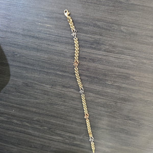 PULSERA RIGIDA ORO 14 K 4.4 GRMS (SEMINUEVO)