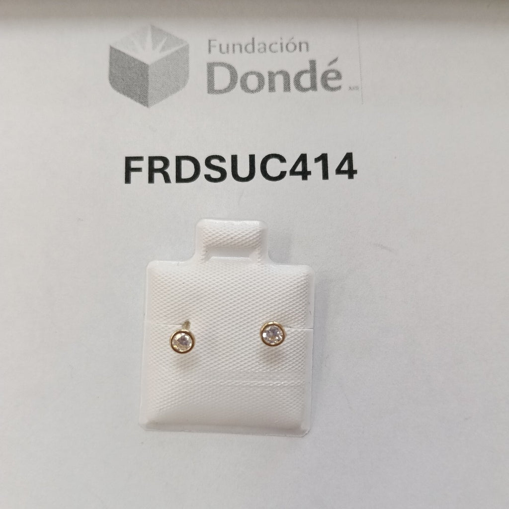 BROQUELES BROQUEL C CIRCONIA 14K 0.1501 GR (NUEVO)