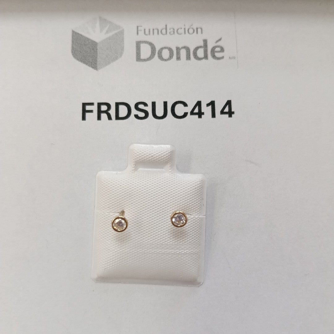 BROQUELES BROQUEL C CIRCONIA 14K 0.1501 GR (NUEVO)