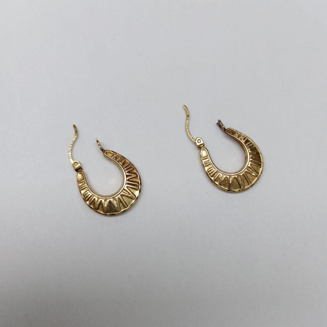 ARRACADAS PAR ORO 10 K 1,60 GRMS (SEMINUEVO)
