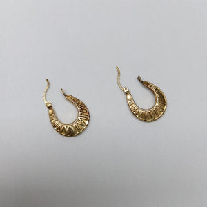 ARRACADAS PAR ORO 10 K 1,60 GRMS (SEMINUEVO)