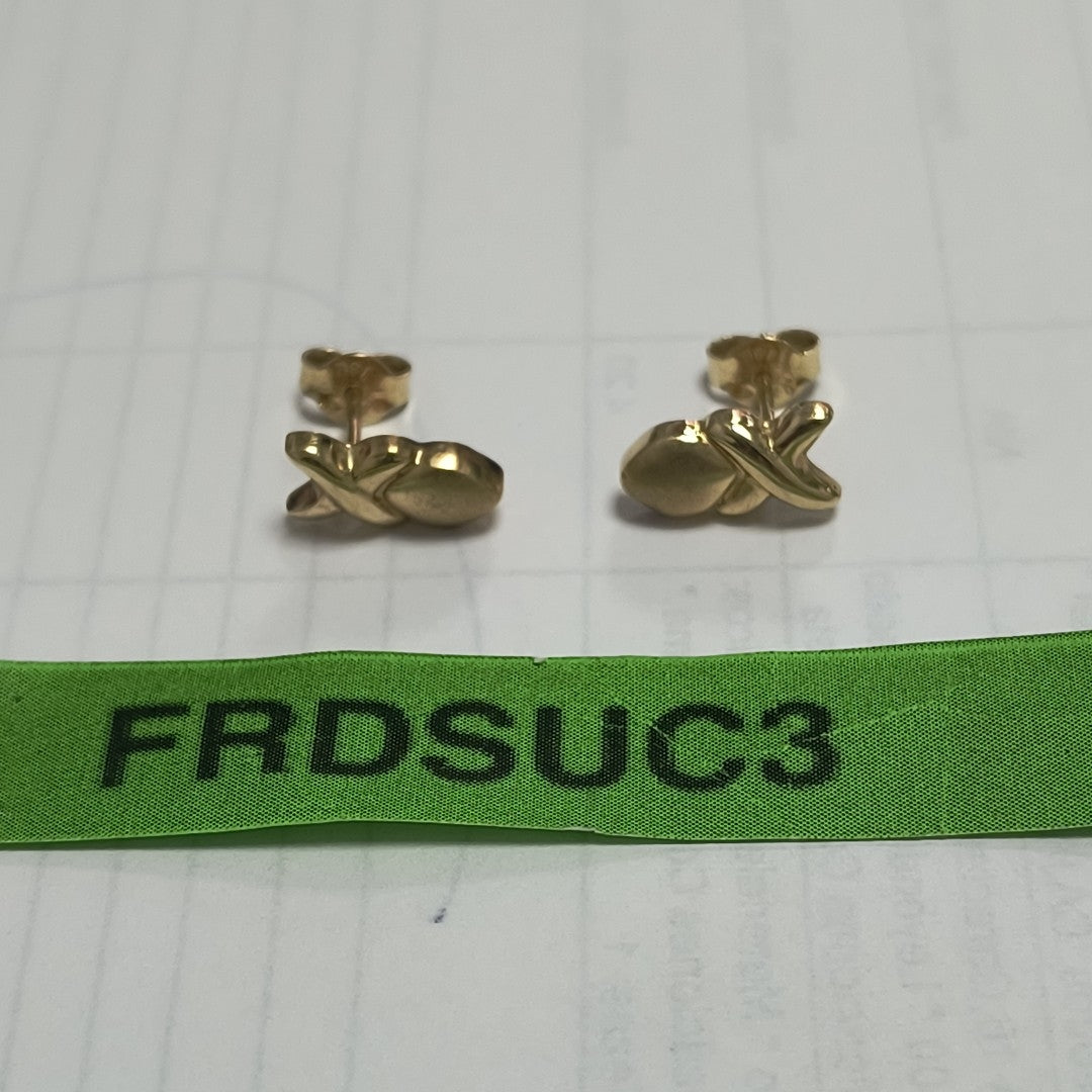 ARETES PAR ORO 14 K 1.6 GRMS (SEMINUEVO)