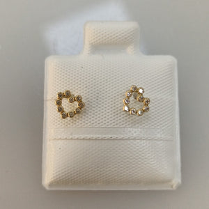 BROQUELES BROQUEL FIG CORAZON 14K 0.23 GR (NUEVO)