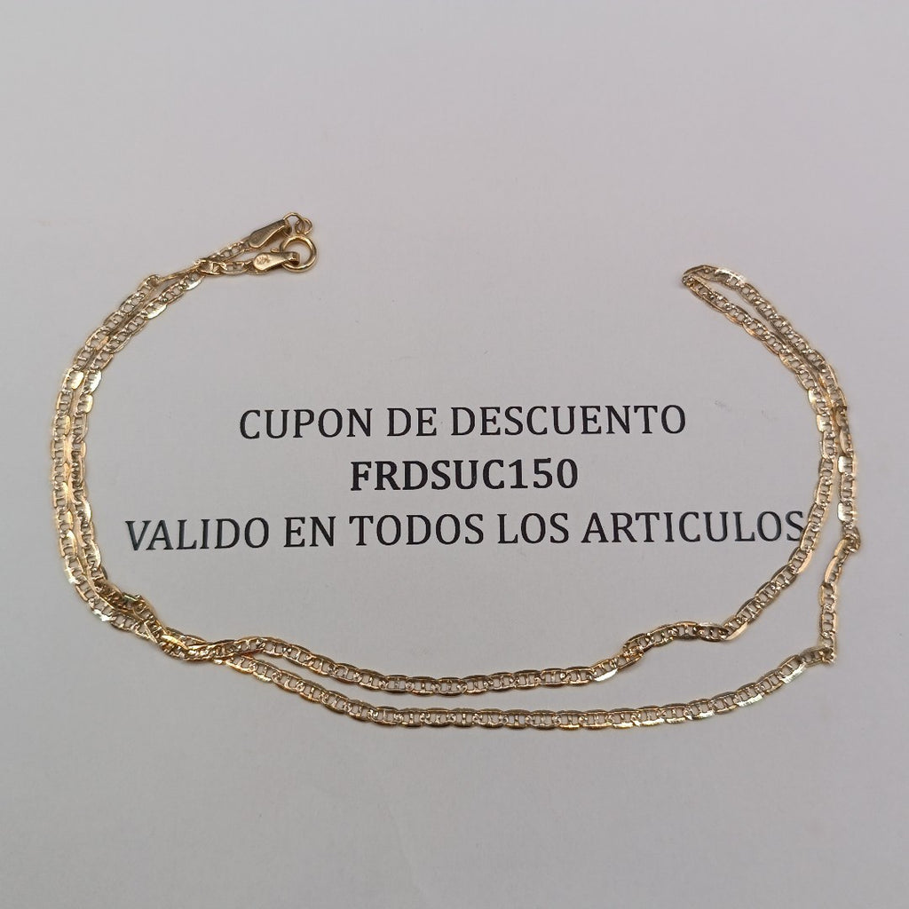 CADENA ORO 14 K 3.6 GRMS (SEMINUEVO)