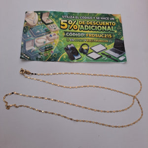 CADENA ORO 10 K 2,00 GRMS (SEMINUEVO)
