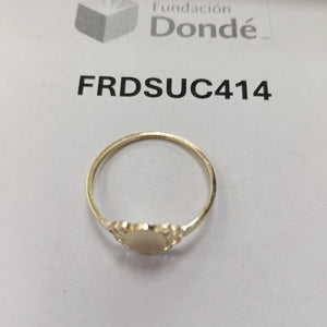 ANILLOS ANILLITO 10K TALLA 9 1 GR (NUEVO)