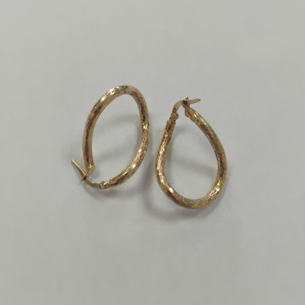 ARRACADAS PAR ORO 10 K 1.7 GRMS (SEMINUEVO)
