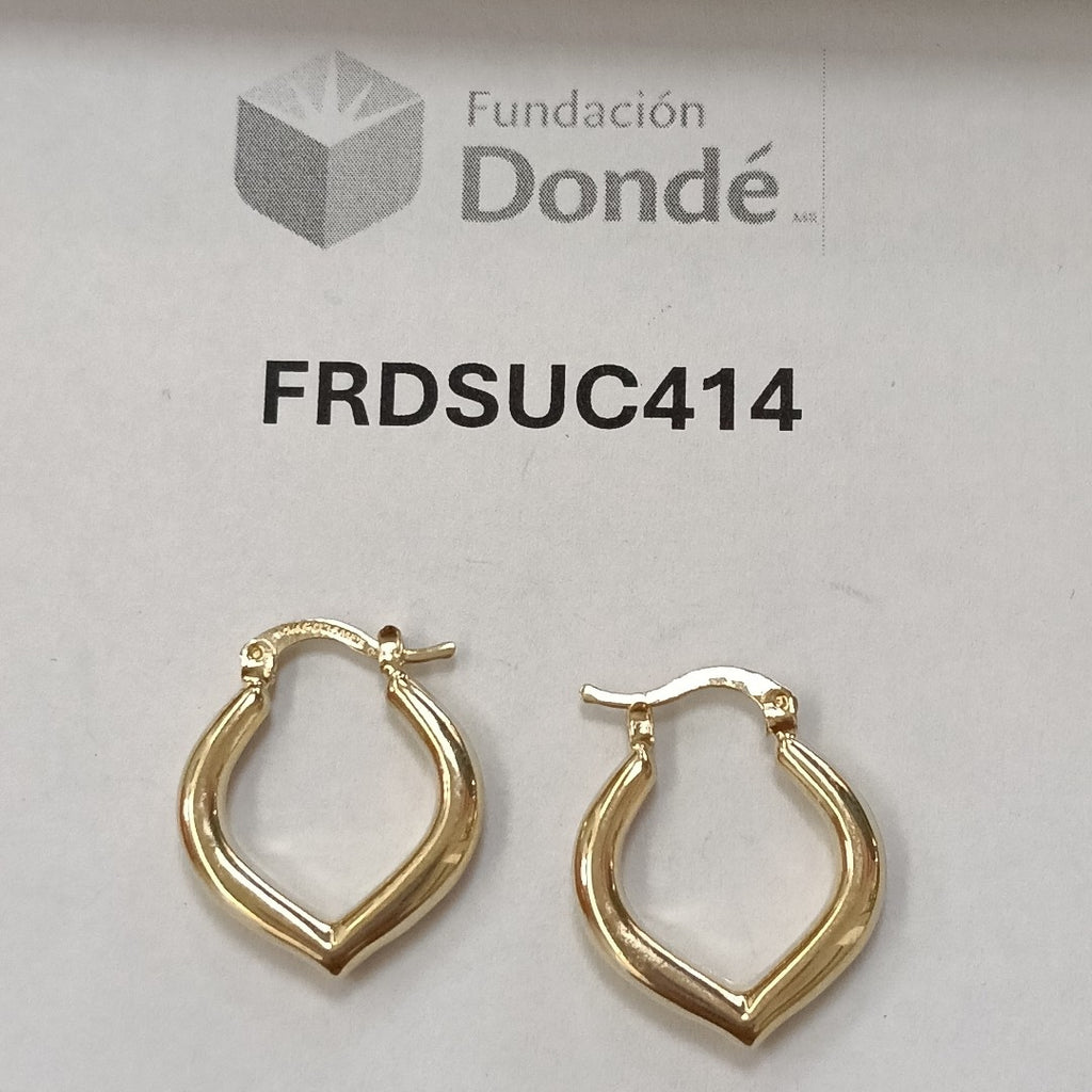 ARETES ARRACADAS 14K 2.1 GR (NUEVO)