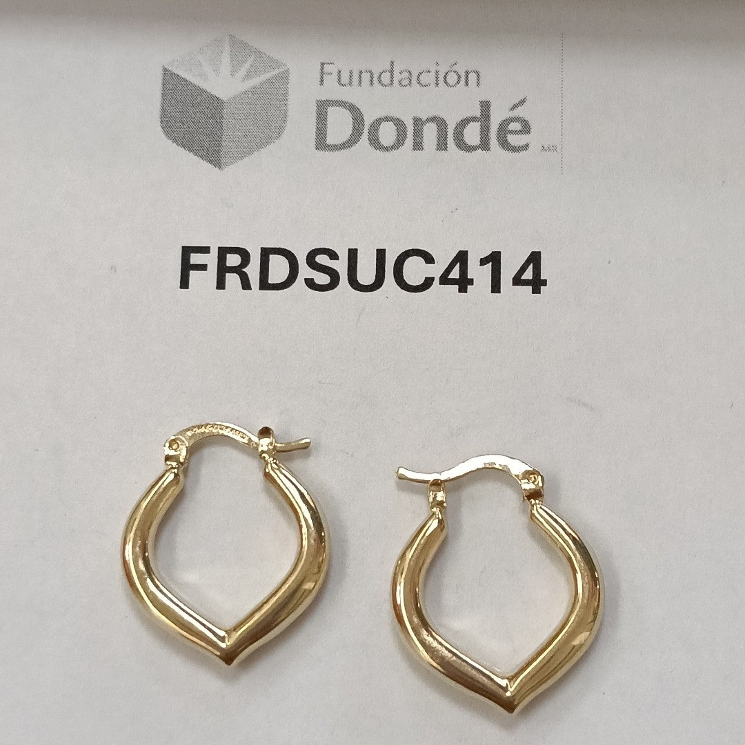 ARETES ARRACADAS 14K 2.1 GR (NUEVO)
