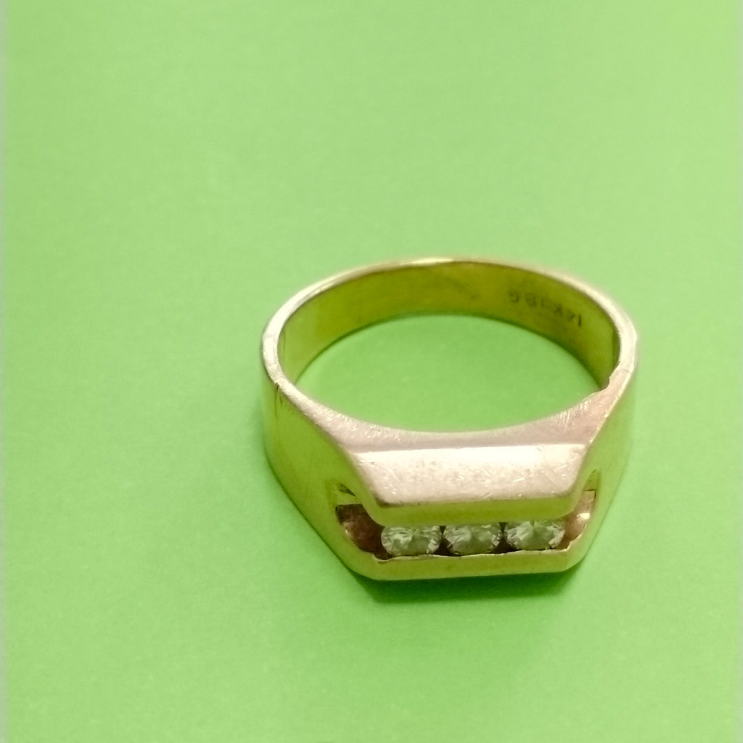 ANILLO ORO 14 K 9 GRMS (SEMINUEVO)