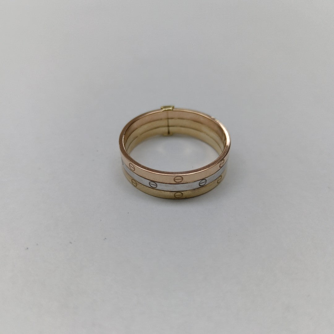 ANILLITO ORO, RODIADO 10 K 1.1 GRMS (SEMINUEVO)